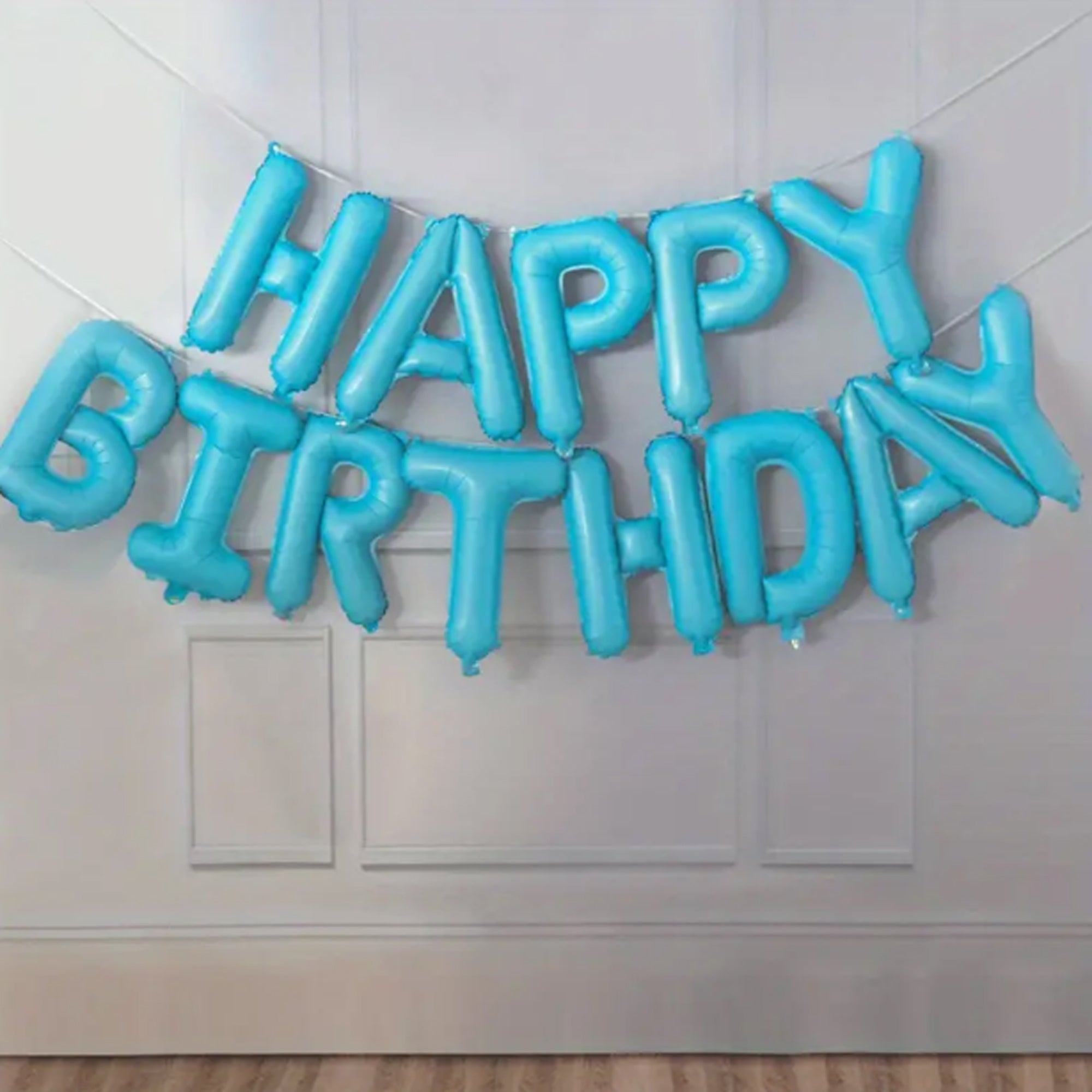Geburtstagsdekoration Happy Birthday Schriftzug Luftballons