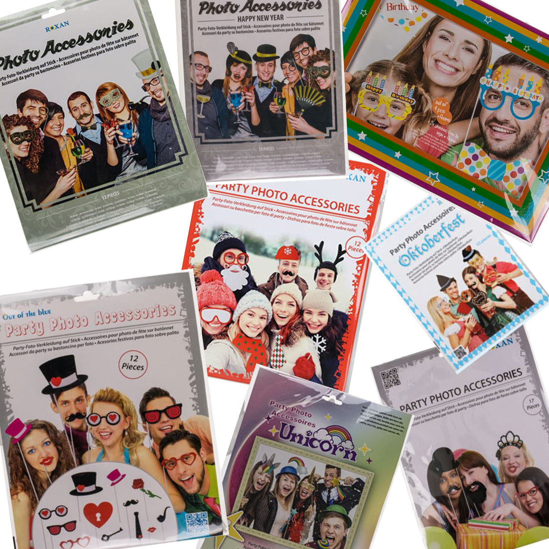 Selfie Selphy Selphie Accessoires Foto Bilder Weihnachten Firmenfeier Oktoberfest Bier Bierfest Happy new Yeahr Zylinder Hut Brille