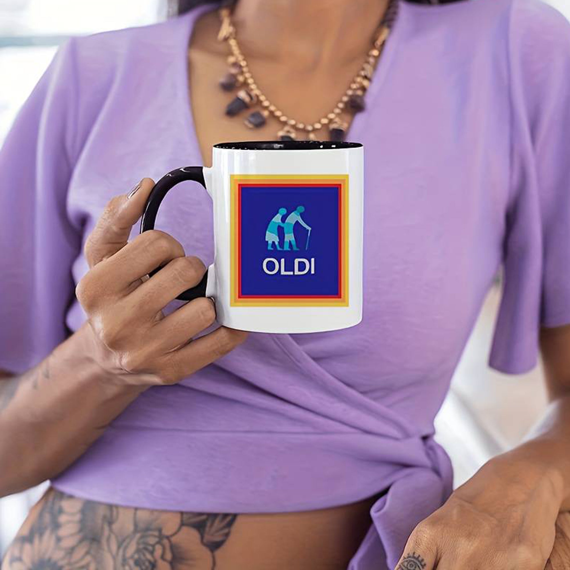 Tasse Geschenkidee OLDI Scherzgeschenk