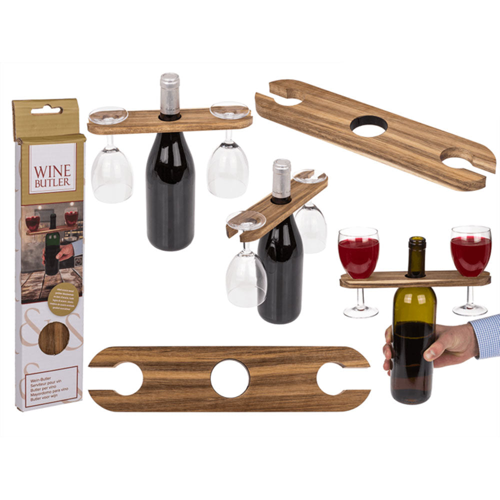 Weinglashalter für Rotwein und Weißwein