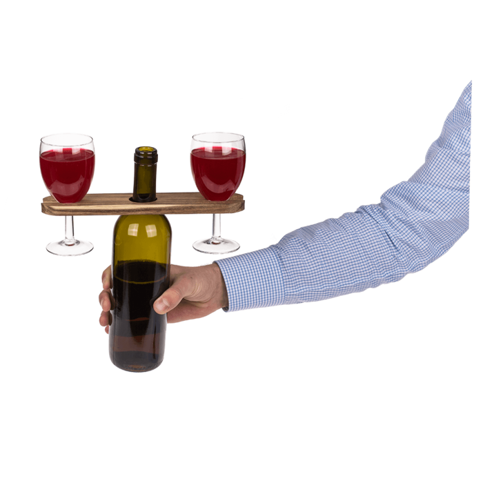 Weinglashalter für Rotwein und Weißwein